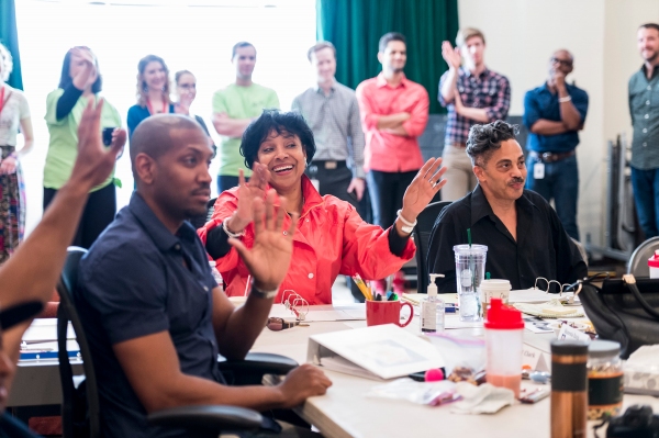 Photo Flash: In Rehearsal with Phylicia Rashad, Bryan Terrell Clark, Shanesia Davis and More for IMMEDIATE FAMILY at the Taper 