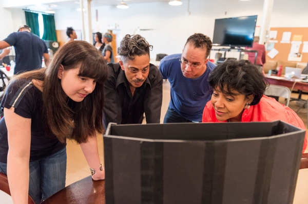 Photo Flash: In Rehearsal with Phylicia Rashad, Bryan Terrell Clark, Shanesia Davis and More for IMMEDIATE FAMILY at the Taper Image