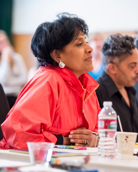 Photo Flash: In Rehearsal with Phylicia Rashad, Bryan Terrell Clark, Shanesia Davis and More for IMMEDIATE FAMILY at the Taper 