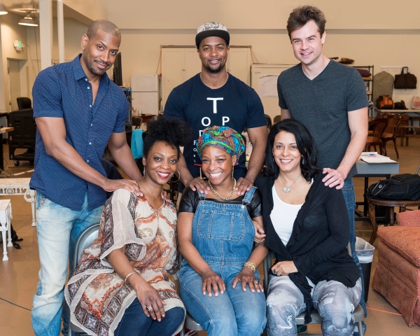 Photo Flash: In Rehearsal with Phylicia Rashad, Bryan Terrell Clark, Shanesia Davis and More for IMMEDIATE FAMILY at the Taper 