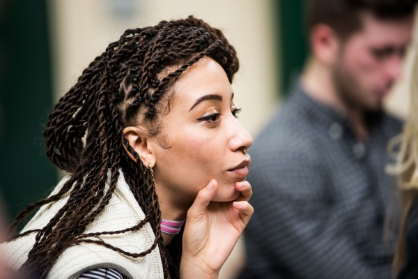 Photo Flash: In Rehearsal with Dianna Agron, Stephen Wright and More for MCQUEEN at St. James Theatre Image