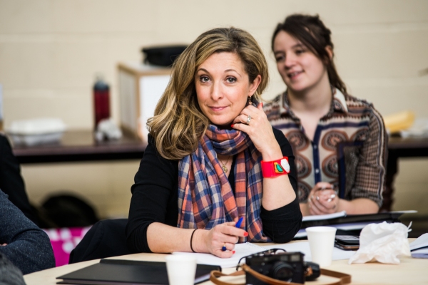 Photo Flash: In Rehearsal with Dianna Agron, Stephen Wright and More for MCQUEEN at St. James Theatre Image