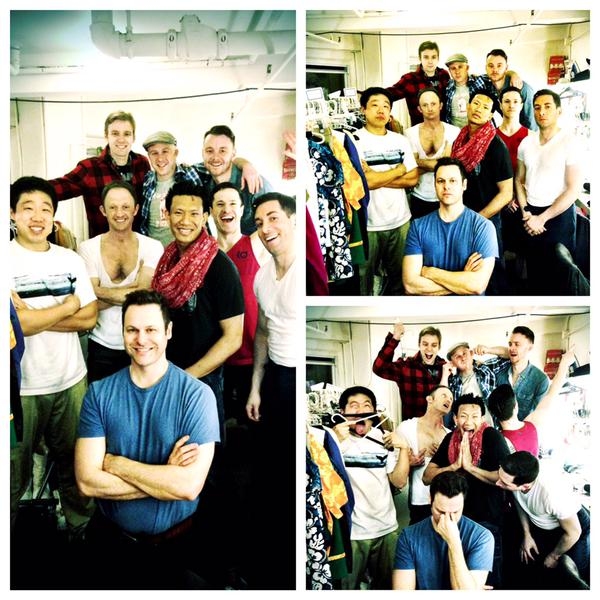Photo Flash: Saturday Intermission Pics - 4/04 - HONEYMOON IN VEGAS Takes Final #SIP, PIPPIN Cast Hunts Easter Eggs, and More! Image
