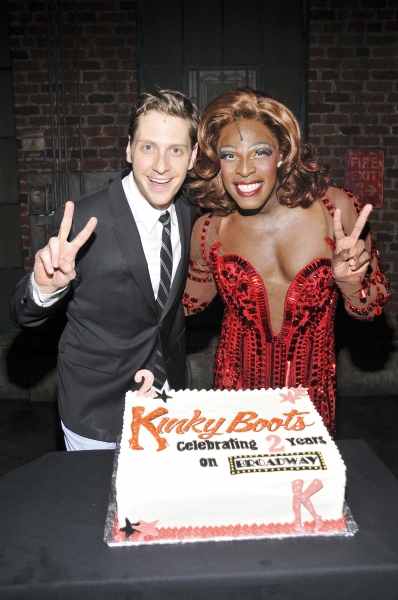 Photo Flash: KINKY BOOTS Cast Celebrates 2 Years on Broadway! Image