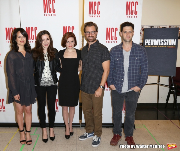 Photo Coverage: In Rehearsal with Justin Bartha, Elizabeth Reaser & More for MCC's PERMISSION Image