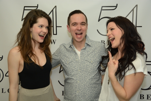 A ''candid'' moment with Meghann Fahy, Benjamin Rauhala, and Carrie Manolakos Photo