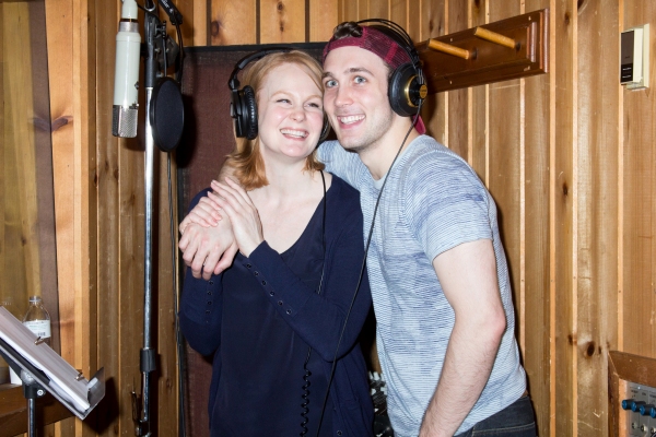 Photo Coverage: In the Recording Studio with JOHN & JEN's Kate Baldwin and Conor Ryan Image
