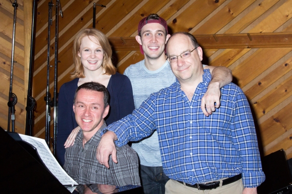 Photo Coverage: In the Recording Studio with JOHN & JEN's Kate Baldwin and Conor Ryan Image