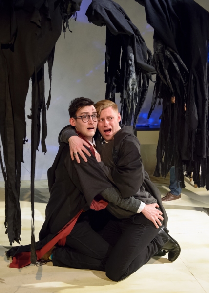 Young lovers Harry (Connor Konz) and Draco (Jake Szczepaniak) are attacked by Demento Photo