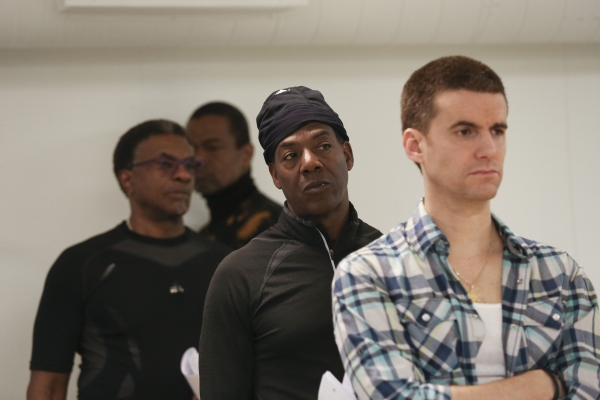 Photo Flash: In Rehearsal for TOAST at the Public, Starring Keith David, Hill Harper & More Image