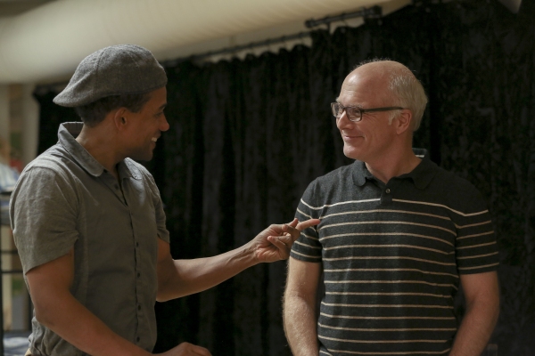 Photo Flash: In Rehearsal for TOAST at the Public, Starring Keith David, Hill Harper & More Image