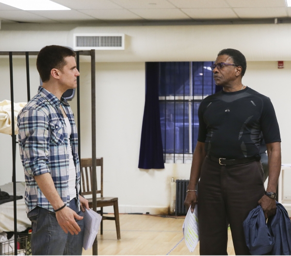 Photo Flash: In Rehearsal for TOAST at the Public, Starring Keith David, Hill Harper & More Image