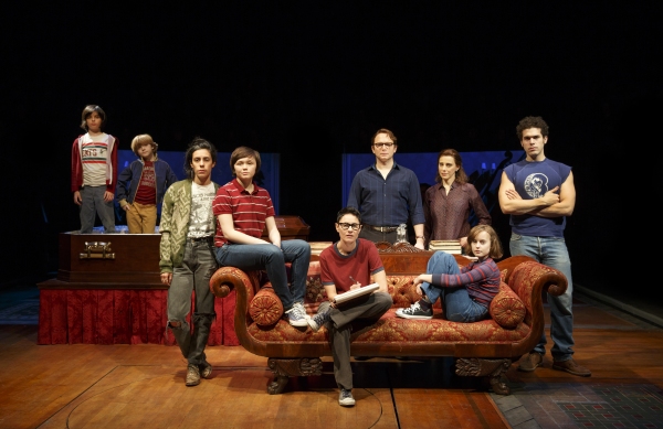 Cast of FUN HOME. Photo Credit: Joan Marcus Photo