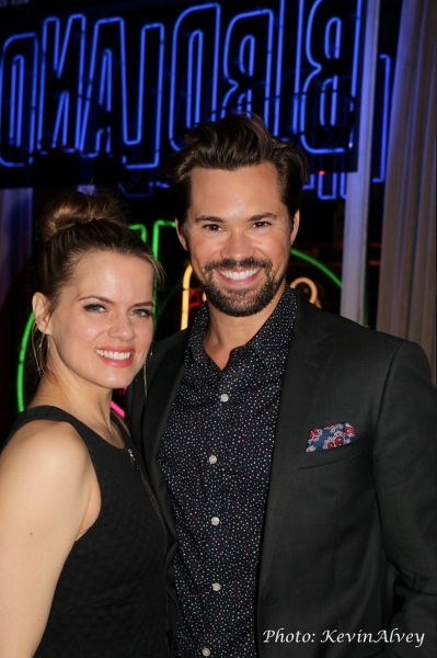 Photo Flash: Andrew Rannells & Amy Spanger Join ON THE TOWN's Elizabeth Stanley at Birdland Image