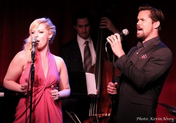 Photo Flash: Andrew Rannells & Amy Spanger Join ON THE TOWN's Elizabeth Stanley at Birdland Image