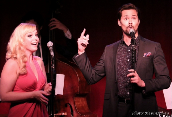Photo Flash: Andrew Rannells & Amy Spanger Join ON THE TOWN's Elizabeth Stanley at Birdland Image