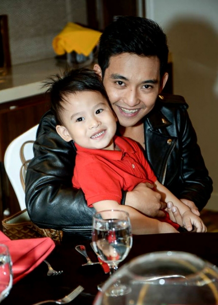 Patrick Adrian Libao and son Photo