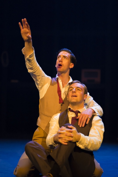 Ben Woods (left) as Richard Loeb
Jo Parsons (right) as Nathan Leopold Photo