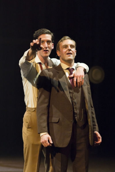 Ben Woods (left) as Richard Loeb
Jo Parsons (right) as Nathan Leopold Photo