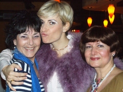 Laurence Pierron, Adrienne Haan and Simona Miculescu Photo