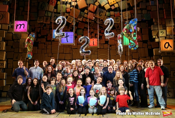 Photo Coverage: MATILDA Cast Celebrates Two Naughty Years on Broadway!  Image