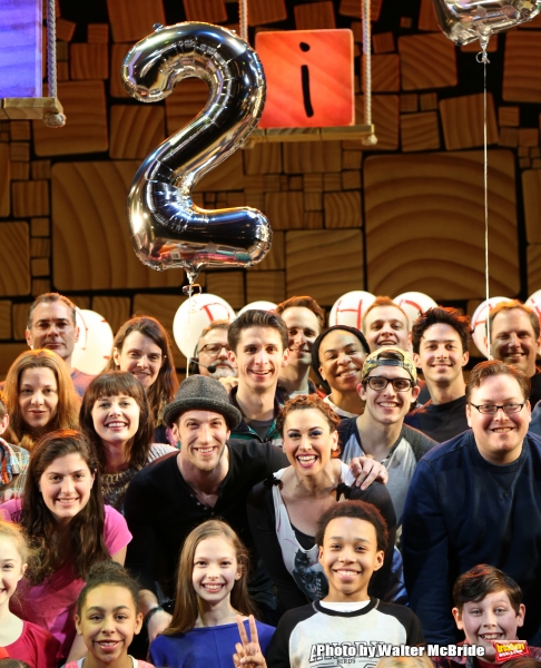 Photo Coverage: MATILDA Cast Celebrates Two Naughty Years on Broadway!  Image