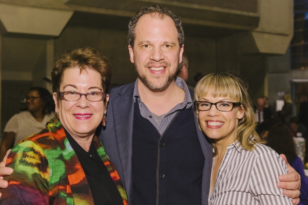 Artistic Director Molly Smith, director Aaron Posner and his wife, Erin Weaver Photo