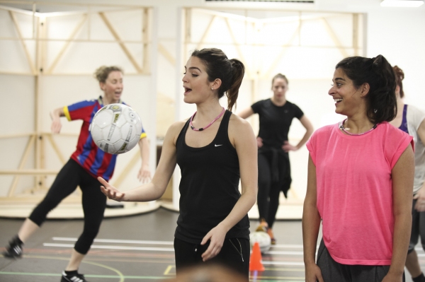 Photo Flash: In Rehearsal with Natalie Dew, Lauren Samuels & More for West End's BEND IT LIKE BECKHAM Image