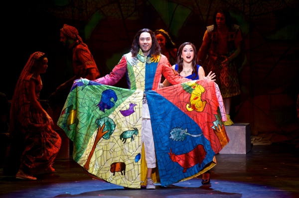 Ace Young as Joseph and Diana DeGarmo as Narrator in ''Jacob & Sons'' Photo