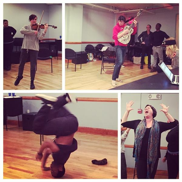 Photo Flash: In Rehearsal with Sonnet Rep's THE SERVANT OF TWO MASTERS 