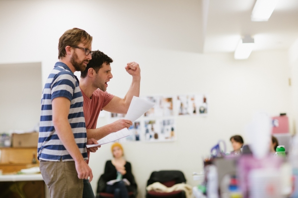Photo Flash: In Rehearsal with the Cast of MCC's PERMISSION! Image