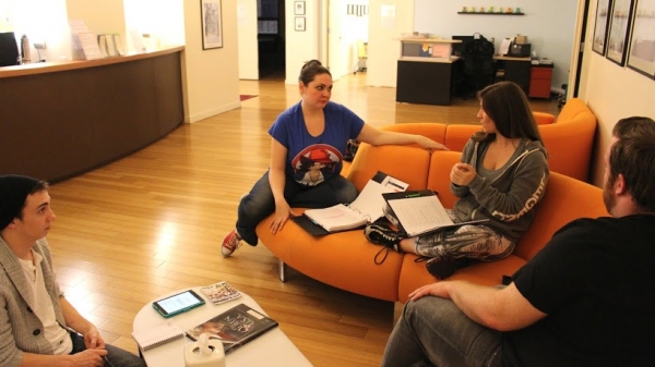 Photo Flash: In Rehearsal for FIVE PLAYS BY STEVEN CARL MCCASLAND at The Clarion Theatre Image