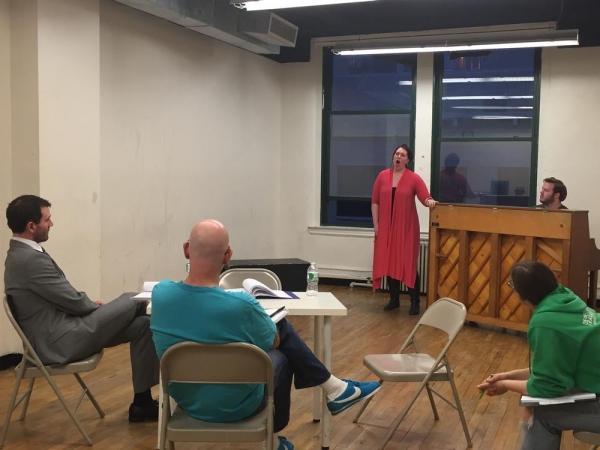Photo Flash: In Rehearsal for FIVE PLAYS BY STEVEN CARL MCCASLAND at The Clarion Theatre Image