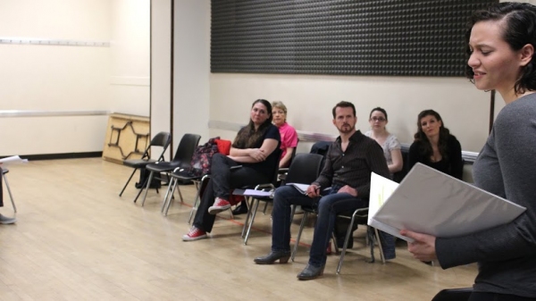 Photo Flash: In Rehearsal for FIVE PLAYS BY STEVEN CARL MCCASLAND at The Clarion Theatre Image