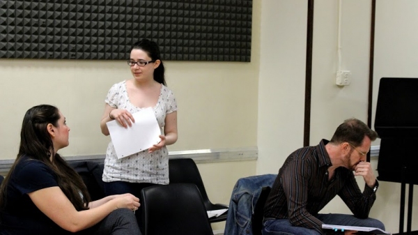 Photo Flash: In Rehearsal for FIVE PLAYS BY STEVEN CARL MCCASLAND at The Clarion Theatre Image