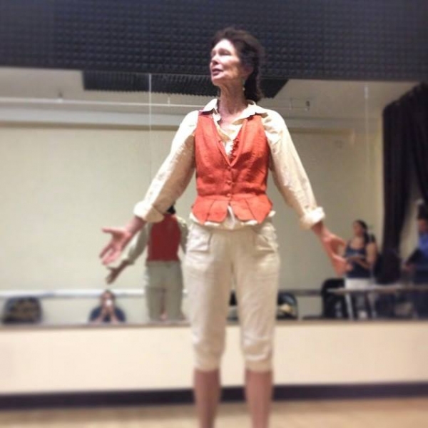 PennyLynn White (Laurette Taylor) rehearses a scene from WHAT WAS LOST Photo