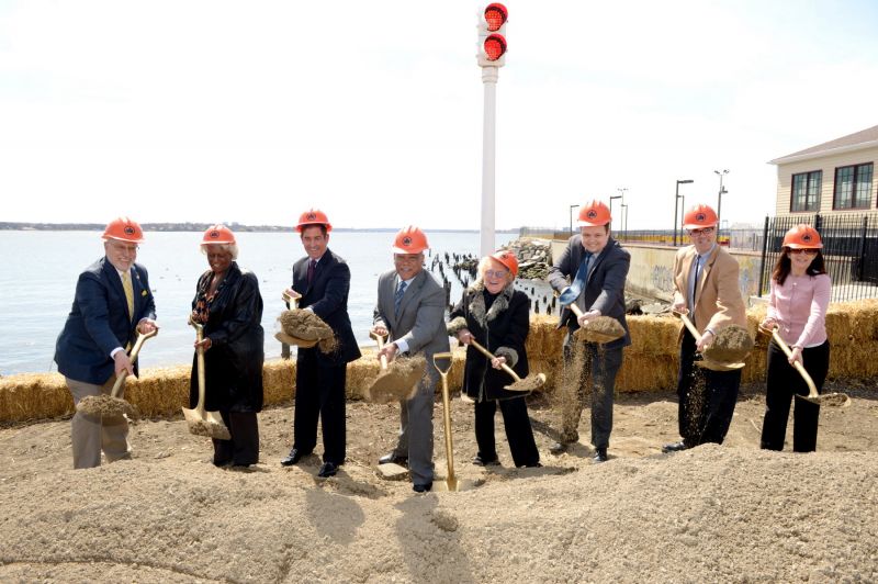 Photo Flash: NYC Parks Breaks Ground on City Island's New Street End Plaza at Belden Point 