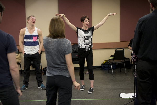 Photo Flash: In Rehearsal with Carly Hughes, George Salazar, Ryan Worsing and More for TAKE THE STAGE WITH BROADWAY STARS at Carnegie Hall Image
