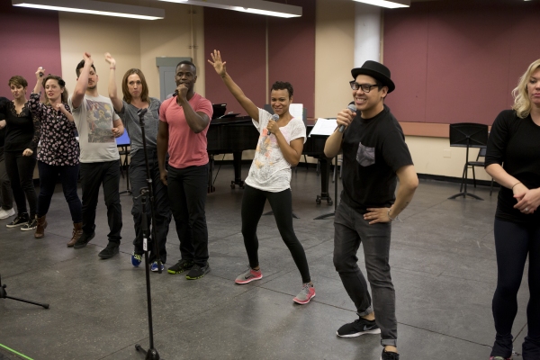 Photo Flash: In Rehearsal with Carly Hughes, George Salazar, Ryan Worsing and More for TAKE THE STAGE WITH BROADWAY STARS at Carnegie Hall Image