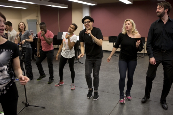 Photo Flash: In Rehearsal with Carly Hughes, George Salazar, Ryan Worsing and More for TAKE THE STAGE WITH BROADWAY STARS at Carnegie Hall Image