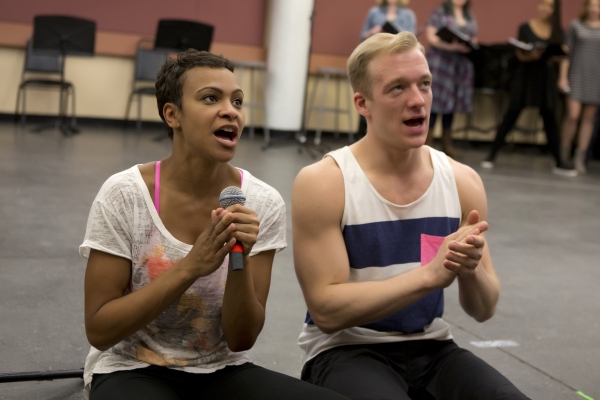 Photo Flash: In Rehearsal with Carly Hughes, George Salazar, Ryan Worsing and More for TAKE THE STAGE WITH BROADWAY STARS at Carnegie Hall Image
