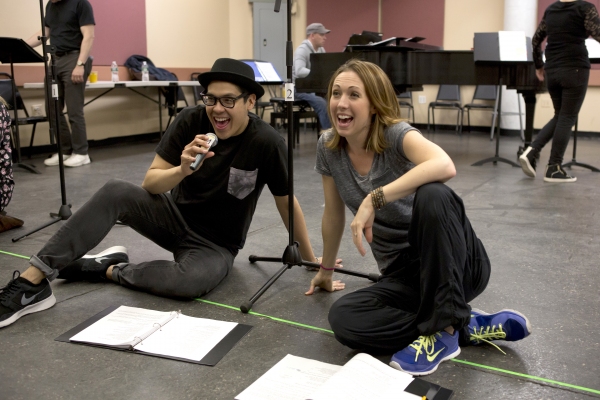 Photo Flash: In Rehearsal with Carly Hughes, George Salazar, Ryan Worsing and More for TAKE THE STAGE WITH BROADWAY STARS at Carnegie Hall Image
