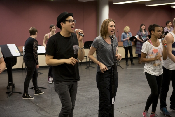 Photo Flash: In Rehearsal with Carly Hughes, George Salazar, Ryan Worsing and More for TAKE THE STAGE WITH BROADWAY STARS at Carnegie Hall Image