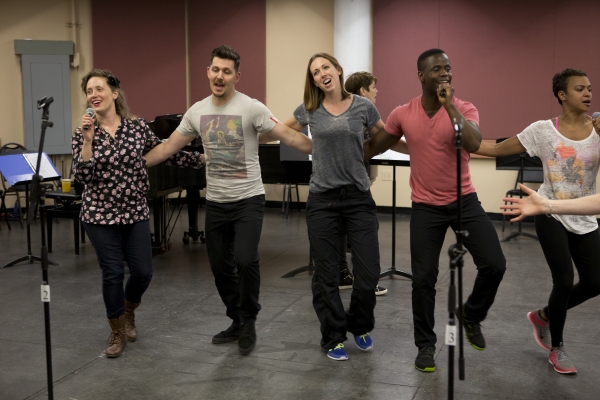 Photo Flash: In Rehearsal with Carly Hughes, George Salazar, Ryan Worsing and More for TAKE THE STAGE WITH BROADWAY STARS at Carnegie Hall Image