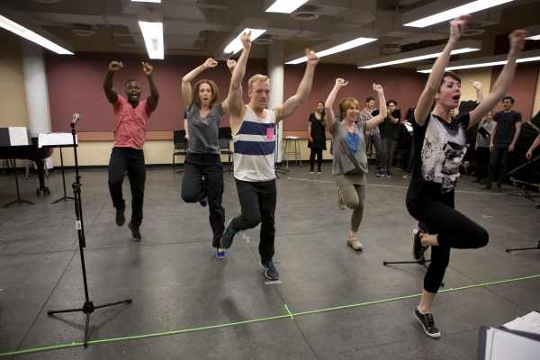 Photo Flash: In Rehearsal with Carly Hughes, George Salazar, Ryan Worsing and More for TAKE THE STAGE WITH BROADWAY STARS at Carnegie Hall Image