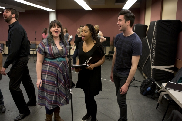 Photo Flash: In Rehearsal with Carly Hughes, George Salazar, Ryan Worsing and More for TAKE THE STAGE WITH BROADWAY STARS at Carnegie Hall Image