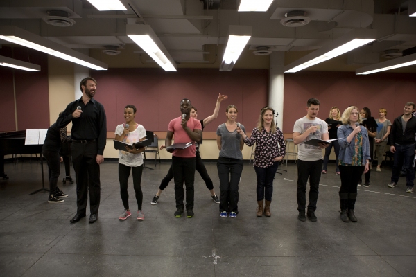 Photo Flash: In Rehearsal with Carly Hughes, George Salazar, Ryan Worsing and More for TAKE THE STAGE WITH BROADWAY STARS at Carnegie Hall Image