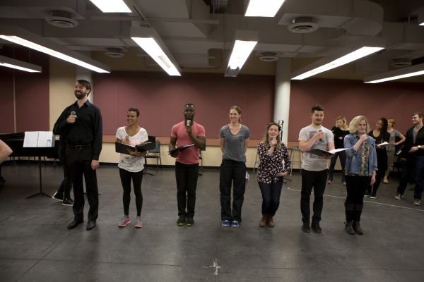 Photo Flash: In Rehearsal with Carly Hughes, George Salazar, Ryan Worsing and More for TAKE THE STAGE WITH BROADWAY STARS at Carnegie Hall Image