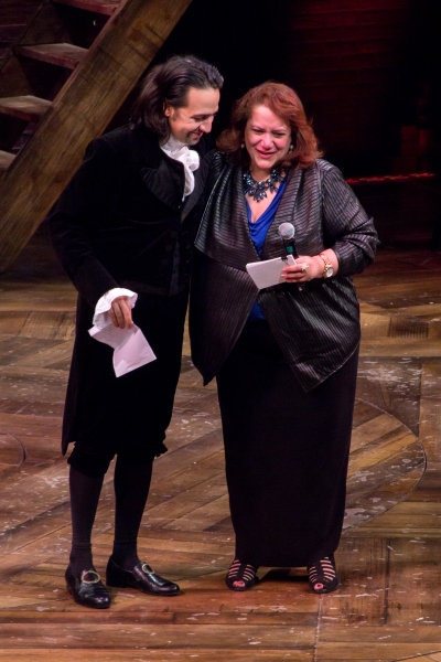 Photo Coverage: HAMILTON Cast Celebrates 40th Anniversary of A CHORUS LINE at the Public! Image