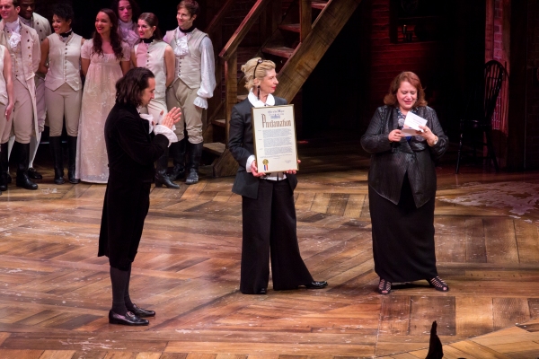 Photo Coverage: HAMILTON Cast Celebrates 40th Anniversary of A CHORUS LINE at the Public! Image